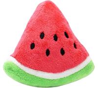 WLngtv 1 pièce mignon en forme de pastèque en peluche pour chiot jouet à mâcher cadeau pour propriétaire de chiot pour réduire l'alésage de la race de chiot cadeau pour animal domestique