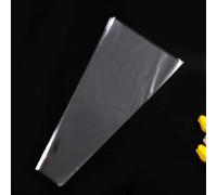 WLngtv Lot de 100 sacs en cellophane transparent pour bouquet de fleurs - Sacs d'emballage cadeaux pour la Saint-Valentin