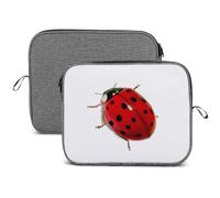 Wlntrophic Housse pour ordinateur portable 13" Motif coccinelle