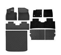 WLNWERDPKK Sol Tapis Tapis De Sol Et Doublure Coffre TPE Tous Temps pour BYD pour Sealion 6 pour Seal U pour Song Plus pour DMI 2021 - 2025 LHD Tapis sur Mesure(9PCS Full Set)