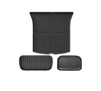 WLNWERDPKK Sol Tapis Tapis De Sol RHD TPE avec Doublure Coffre Antidérapante Couverture Complète du Dossier pour Tesla pour Modèle Y pour Juniper 2025 Launch Tapis sur Mesure(SN-TM-3PCS)