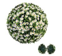 WlP Boule Topiaire De Plante Artificielle Boules Topiaires Artificielles D'extérieur Grandes Boules De Buis Décoratives Verdure Topiaires Artificielles Boules d'herbe Fausses Plantes (Size : 40cm)