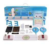 WlP Kit d'expériences optiques, Ensemble de projets de Physique, Ensemble de prismes à lentilles convexes concaves optiques, Banc Optique d'imagerie sténopé, diverses expériences optiq