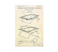 WLQZFRWV Poster sur toile avec inscription « Trampoline 1958 » Brevet - Sports Athletic Invention - Décoration de chambre à coucher, bureau, chambre - Cadeau - 40 x 60 cm