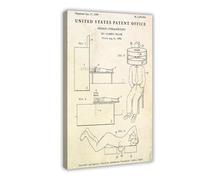 WLQZFRWV Scanner IRM 1995 - Impression sur toile - Recherche médicale - Décoration pour chambre à coucher, bureau, chambre - Cadeau - 60 x 90 cm