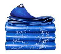 WLRHGl Bâche de Camion, 1.5 x 2.5 m Bâche Pergola ou Tonnelle étanche en PVC pour terrasse Anti-Pluie Imperméable Tapis de Sol Camping Abri de Randonnée pour Pique-Nique Plage WLR010, Bleu
