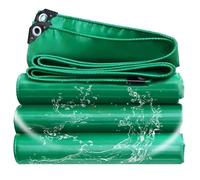 WLRHGl Bâche Multifonctions Imperméable, 1 x 2 m Résistante aux Intempéries, Œillets Renforcés, Parfaite pour Les Travaux de Construction, Les Véhicules, Tapis de Sol WLR010, Vert