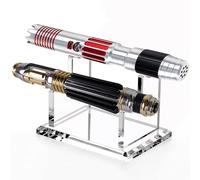 WLSANX Support de sabre laser en acrylique pour sabre laser de bureau - Baguettes décoratives fixes et objets de collection (2 couches de transparent)