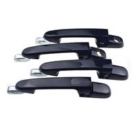 WLSSFDYKN 4 Pièces Poignée De Porte Extérieure Noire pour Hyundai Accent 1.6L 2006 2007 2008 2009 2010 Avant Arrière Gauche Conducteur & Droit Passager