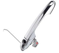 WLSSFDYKN Poignée De Porte Extérieure Chromée pour Fiat 500 2012 2013 2014 2015 2016 2017 2018 2019 68069943AB 68069942AB,Front Left