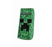 WLStore Minecr AFT Portefeuille Enfant Garçon - Porte Cartes et Billets - Compact Résistant Simili Cuir Polyester - Accessoire École Cadeau Fans Jeux Vidéo