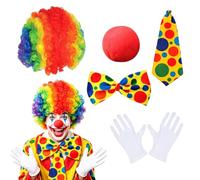 wlsvega 5 PièCes DéGuisement Cirque,Accessoires De ThéâTre,Unisexes