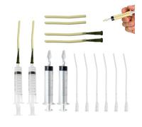 wlsvega Ensemble de 22 pièces Seringues avec Tuyau,Seringue De Gavage,Comprend Une Seringue De 10 ML, Un Outil d'alimentation Manuel pour Les MéDicaments à Base De Lait pour Oisillons Et Perroquets