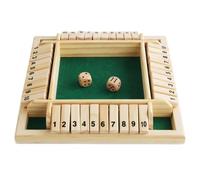 wlsvega Jeu De DéS Classiques,Shut The Box 4 Joueurs
