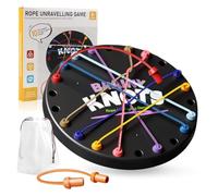 wlsvega Twisted Rope Puzzle Game - Rope Untangling Game - RopeSortingGame - Grand Jeu pour Les Enfants et Les Adultes, DéFi de DéMêLage de Corde pour Exercer l'esprit (avec Sac de Rangement)