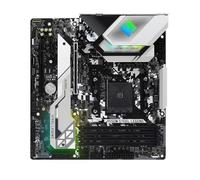 WLTDYZZLDN Carte Mère Fit for ASRock B550M Steel Legend AMD B550 Socket AM4 for Ryzen 5600X 5800X3D PCIe 4.0 2.5G, Double SSD M.2 NVMe Carte Mere