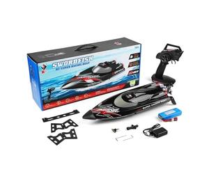 WLTOYS WL916 RC Boat 2.4Ghz 55KM/H Brushless High Speed Racing Boat Model Remote Control Speedboat Children RC Toys (WL916 3B)