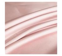 WLTYSM Drap Housse Drap-Housse en Soie de mûrier, Quatre Coins avec Bande élastique, Housse de Matelas, Drap de lit de Couleur Unie (Color : Light Pink, Size : 140x190x25cm)