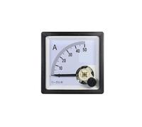 WLUAYITC Ampèremètre analogique DC10V, Instrument de Conversion de pointeur, Classe 2.5(75A-10V)