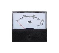 WLUAYITC Ampèremètre analogique milliampère AC, précision 2.0, 5mA 10mA 20mA 30mA 50mA 100mA 150mA 200mA 300mA 500mA 1000mA pointeur, Compteur de Courant(AC 5mA)