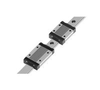 WLUAYITC Guide linéaire Miniature MGW7, 150mm-800mm, 1 pièce, et 2 Chariots à Bloc Coulissant MGW7C, for pièces d'imprimante 3D(300mm)