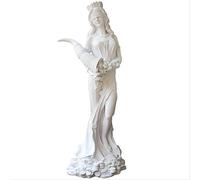 WLVG Déesse de la Chance et de la Richesse Figurines de Collection pour Pendaison de crémaillère félicitations, Sculptures en marbre de Chance Grecque, Statues de Dame Fortune Tyche N