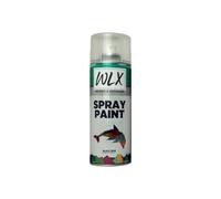 WLX Peinture en aérosol 400 ml. Bombe aérosol à séchage rapide. Peinture graffiti. Pour décoration, bois, pierre, mur, métal. (Noir - Mat (RAL 9005))