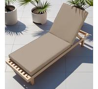 WLXFF Coussin Bain Soleil, Coussin Chaise Longue Coussins pour Jardin Coussin Transat RéSistant à l'eau, Coussin Transat Exterieur, Coussin Rocking Chair, Matelas pour Chaise Longue,No13,203X66X3CM