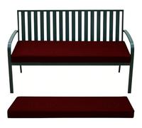WLXFF Coussin Banc Extérieur Imperméable Anti-Glisse, 5cm Épais Lavable avec Sangles, Coussin Banquette Confortable pour Terrasse Balcon Salle à Manger
