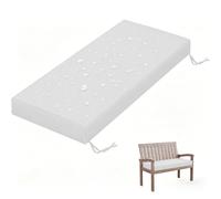 WLXFF Coussin Banc Mobilier de Jardin Imperméable Antidérapant, Mousse Haute Densité 5 cm, Housse Stable pour Balancelle Hollywood et Bancs Extérieurs
