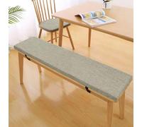 WLXFF Coussin de Banc 5 cm en Lin, Assise Antidérapante Confort et Bon Rapport Qualité Prix pour Fenêtre, Jardin, Cuisine