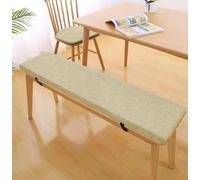 WLXFF Coussin de Banc 5 cm en Lin, Assise Antidérapante Confort et Bon Rapport Qualité Prix pour Fenêtre, Jardin, Cuisine