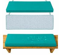 WLXFF Coussin de Banc 5cm Épais Haute Densité, Imperméable Antidérapant avec Housse Amovible Lavable, pour Jardin, Terrasse et Balancelle