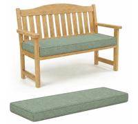 WLXFF Coussin de Banc Antidérapant Déhoussable Mousse 50D 5 cm Lavable | Confort Assises Prolongées | Mousse Haute Densité 50D | Coussin de Banc et Banquette Souple et Stable pour le Coin Lecture