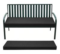WLXFF Coussin de Banc Imperméable 110x55cm, 5cm Épais Anti-Glisse Housse Amovible Lavable, Coussin Banquette Intérieur Extérieur pour Jardin Terrasse Balcon
