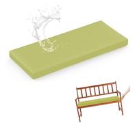 WLXFF Coussin De Banc Interieur avec PoignéE, Cuir Coussin pour Banc De Jardin, AntidéRapant Coussin De SièGe en Mousse éPaisse avec Housse Amovible,No11,170X30X5CM