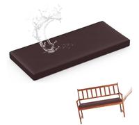 WLXFF Coussin De Banc Interieur avec PoignéE, Cuir Coussin pour Banc De Jardin, AntidéRapant Coussin De SièGe en Mousse éPaisse avec Housse Amovible,No15,150X35X5CM