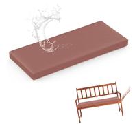 WLXFF Coussin De Banc Interieur avec PoignéE, Cuir Coussin pour Banc De Jardin, AntidéRapant Coussin De SièGe en Mousse éPaisse avec Housse Amovible,No1,160X45X5CM