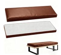 WLXFF Coussin De Banc pour IntéRieur Et ExtéRieur, Assise Coussin pour Banc De Mobilier Terrasse Canapé, Cuir Coussin De Banc Antiderapant, pour Terrasse, Balcon, Banquette,No7,110X45X5CM