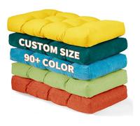 WLXFF Coussin De Banc sur Mesure, Coussin Banc pour Restaurants De Rebord De FenêTre IntéRieur, Coussin De BalançOire ImperméAble, TouffetéE, Coussins pour Bancs De Jardin,8CM