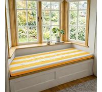 WLXFF Coussin de Siège pour Banc de Jardin, Épaisseur 5cm, rayé Imperméable Antidérapant, Housse Détachable, Coussin Rectangulaire pour Terrasse Balcon Canapé Extérieur