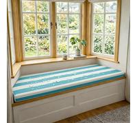 WLXFF Coussin de Siège pour Banc de Jardin, Épaisseur 5cm, rayé Imperméable Antidérapant, Housse Détachable, Coussin Rectangulaire pour Terrasse Balcon Canapé Extérieur
