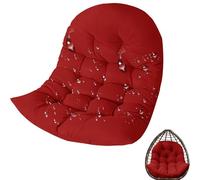 WLXFF Coussin pour balançoire Chaise d'oeuf, Suspendu Hamac Chaise Coussins, Imperméable Siège Chaise Rembourrage pour Patio Jardin, Balançoire Panier Suspendu Coussin Siege,No4,120X80X18CM