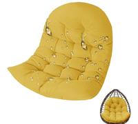 WLXFF Coussin pour balançoire Chaise d'oeuf, Suspendu Hamac Chaise Coussins, Imperméable Siège Chaise Rembourrage pour Patio Jardin, Balançoire Panier Suspendu Coussin Siege,No9,120X80X18CM