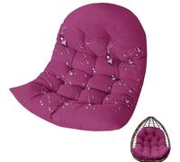 WLXFF Coussin pour balançoire Chaise d'oeuf, Suspendu Hamac Chaise Coussins, Imperméable Siège Chaise Rembourrage pour Patio Jardin, Balançoire Panier Suspendu Coussin Siege,No3,120X80X18CM