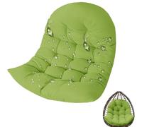 WLXFF Coussin pour balançoire Chaise d'oeuf, Suspendu Hamac Chaise Coussins, Imperméable Siège Chaise Rembourrage pour Patio Jardin, Balançoire Panier Suspendu Coussin Siege,No13,120X80X18CM