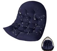 WLXFF Coussin pour balançoire Chaise d'oeuf, Suspendu Hamac Chaise Coussins, Imperméable Siège Chaise Rembourrage pour Patio Jardin, Balançoire Panier Suspendu Coussin Siege,No18,120X80X18CM