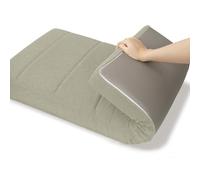 WLXFF Coussins de Banc en Peluche Teddy, Remplissage en Mousse, Dehoussable Lavable Coussin de Banquette, pour Meubles D'intérieur, Terrasse Jardin Extérieur,Milk Tea,90x50cm