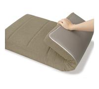 WLXFF Coussins de Banc en Peluche Teddy, Remplissage en Mousse, Dehoussable Lavable Coussin de Banquette, pour Meubles D'intérieur, Terrasse Jardin Extérieur,Beige,120x40cm