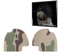 WLXW 1 Paire Rangement Câbles Casque Chasse Autocollant Camouflage Magique Faire Soi-même for Casque Tir Airsoft COM.Tac (ⅡⅢⅤⅥ)(MCAD)
